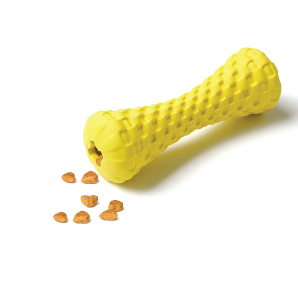 Goofy Tails Dog Toys, Rubber Dumbbell Treat Dispensing Toys for Dogs, Non-Toxic Chew Toys for Dogs, Ideal Interactive Dog Toy for All Breeds and Sizes