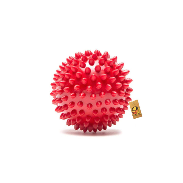 Foodie Puppies Natural Rubber Spike Ball - 2.5inch/ 6.35cm | Suitable for Small to Medium Dogs and Puppies | Chewing, Teething, and Training Bouncy Ball Toy