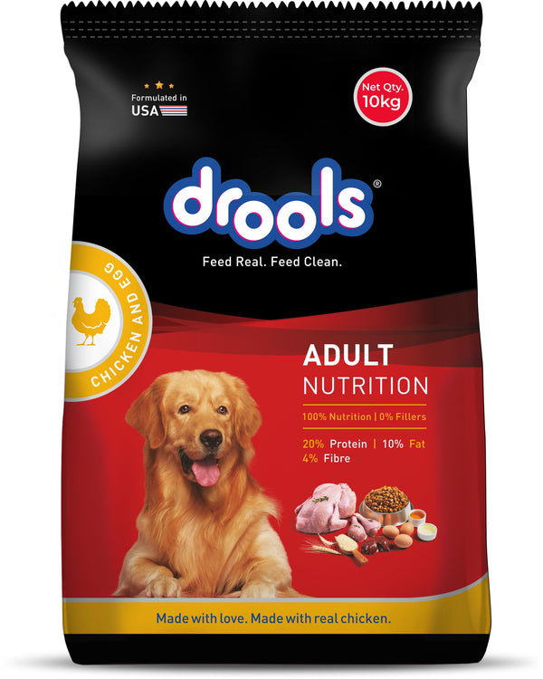Drools Chicken and Egg Adult Dry Dog Food, 10kg