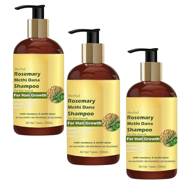 Pure Herbal Rosemary Shampoo 500 ml (pack of 3)