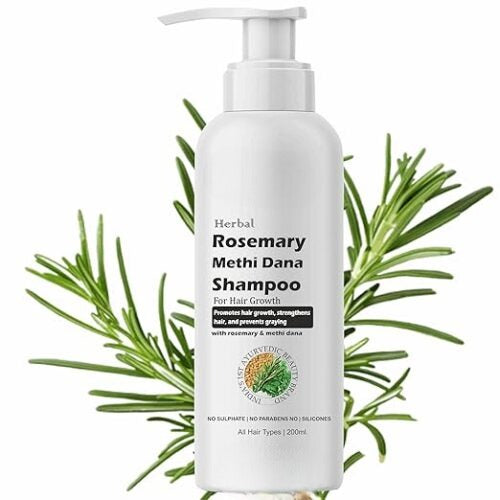 Wild & Pure Herbal Rosemary Shampoo with Methi Dana 200 ml (pack of 1)