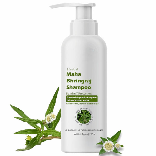 Wild & Pure Herbal Anti-Hair Fall Bhringaraja Shampoo 200 ml