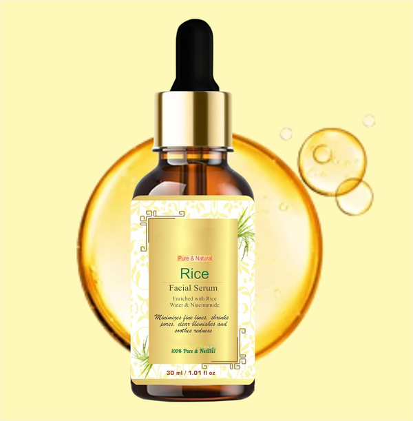 Rice Face Serum for Glowing Skin With Rice Water & Niacinamide for Glass Skin – 30 ml