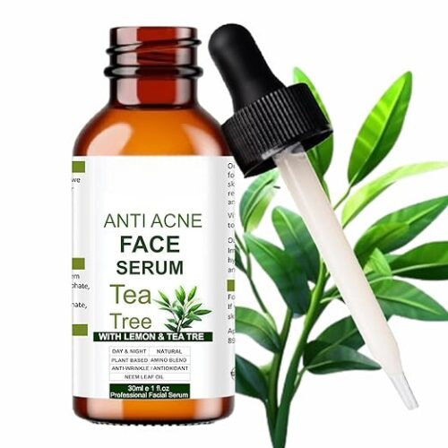 Ayurvedic Tea Tree Face Serum For Acne Prone Skin With Tea Tree & Lemon For Acne & Pimples, 30ml